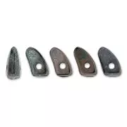 Perles en verre Prong Beads 1 trou 3x6 mm Bronze Oxidized x5g