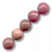 Perles rondes en pierre gemme Rhodonite 10 mm x5