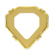 Serti griffe pour cabochon PureCrystal 4928 Tilted Chaton 12 mm brut