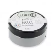 Peinture Multi Supports pour DIY Aladine pâte 3D Izink Nacré Pearly Silver x75ml