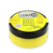 Peinture Multi Supports pour DIY Aladine pâte 3D Izink Nacré Pearly Citronella x75ml|raw }}