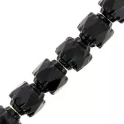 Facettes Antiques  6 mm Jet x20