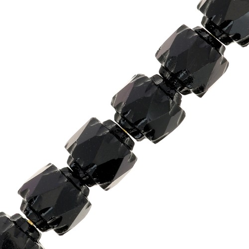 Facettes Antiques  6 mm Jet x20