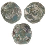 Facettes 4 mm Opaque Turquoise Picasso x50