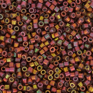 Miyuki Delica 15/0 DBS1013 -  Metallic Tea Berry Gold Iris x5g