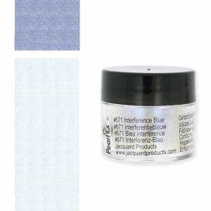 Poudre de mica pour la pâte polymère Pearl Ex Bleu Interférence n°671 x3g