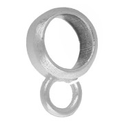 Poussoir attache breloque 6.5 mm pour cordon 5 mm - Argent 925 x1