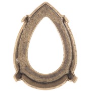 Serti griffe pour cabochon PureCrystal 4320 18x13 mm - Bronze x1|raw }}