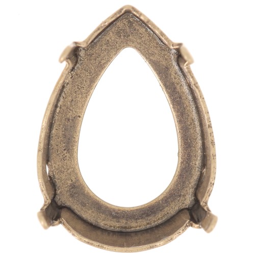Serti griffe pour cabochon PureCrystal 4320 18x13 mm - Bronze x1
