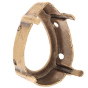 Serti griffe pour cabochon PureCrystal 4320 18x13 mm - Bronze x1
