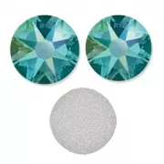 Strass à coller en cristal PureCrystal 2088 4 mm  Blue Zircon Shimmer x36