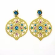 Strass à coller en cristal PureCrystal 2088 3 mm Peridot Shimmer x36