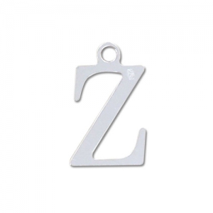 Breloque lettre Z - 9.5 mm en Argent 925 x1