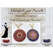 Arcos® par Puca® 5x10 mm Beige Metallic Mat x10g