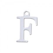 Breloque lettre F - 9.5 mm en Argent 925 x1|raw }}