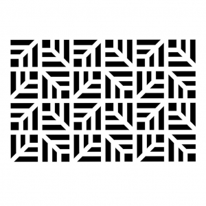 Pochoir décoratif Home deco 10x15 cm Fond feuillage géométrique