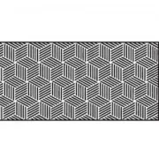 Rouleau de texture en bois pour pâte polymère 100x15mm motif cubes 3D