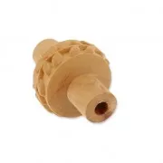 Rouleau de texture en bois pour pâte polymère 15x38 mm feuilles de vigne