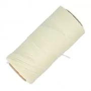 Bobine de fil ciré Linhasita pour micro macramé 1 mm - Natural x168m