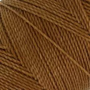 Bobine de fil ciré Linhasita pour micro macramé 1 mm - Old Gold (604) x168m