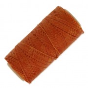 Bobine de fil ciré Linhasita pour micro macramé 1 mm - Caramel (203) x168m