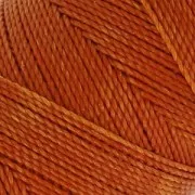 Bobine de fil ciré Linhasita pour micro macramé 1 mm - Caramel (203) x168m