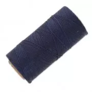 Bobine de fil ciré Linhasita pour micro macramé 1 mm - Navy Blue (70) x168m