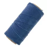 Bobine de fil ciré Linhasita pour micro macramé 1 mm - Lapis Blue (298) x168m