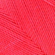 Bobine de fil ciré Linhasita pour micro macramé 1 mm - Fluo Pink (328) x168m