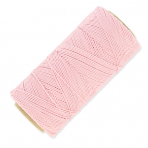 Bobine de fil ciré Linhasita pour micro macramé 1 mm - Baby Pink (239) x168m