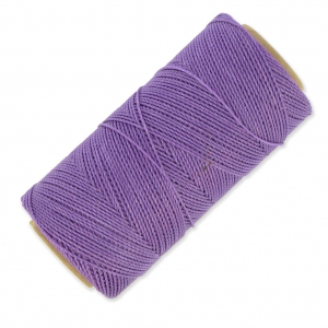 Bobine de fil ciré Linhasita pour micro macramé 1 mm - Lilac (69) x168m