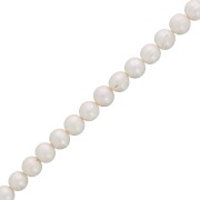 Perles d'eau douce rondes 10 mm Blanc x4|raw }}