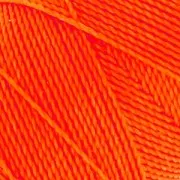 Bobine de fil ciré Linhasita pour micro macramé 1 mm - Fluo Orange (393) x168m