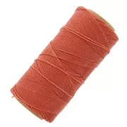 Bobine de fil ciré Linhasita pour micro macramé 1 mm - Terracotta (35) x168m