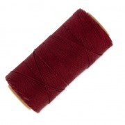 Bobine de fil ciré Linhasita pour micro macramé 1 mm - Burgundy (60) x168m