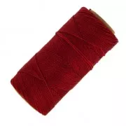 Bobine de fil ciré Linhasita pour micro macramé 1 mm - Dark Red (44) x168m