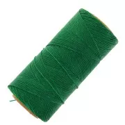 Bobine de fil ciré Linhasita pour micro macramé 1 mm - Green (1045) x168m