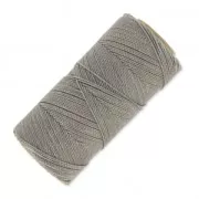 Bobine de fil ciré Linhasita pour micro macramé 1 mm - Grey (208) x168m