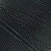 Bobine de fil ciré Linhasita pour micro macramé 1 mm - Charcoal Grey (691) x168m