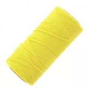 Bobine de fil ciré Linhasita pour micro macramé 1 mm - Yellow (37) x168m