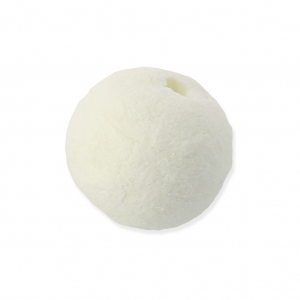 Lot de 100 boules de cellulose ou cotillons 18 mm Blanc