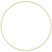 Anneau de montage et tissage rond 60 mm - Laiton brut x1|raw }}