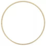 Anneau de montage et tissage rond 35 mm en laiton brut x1