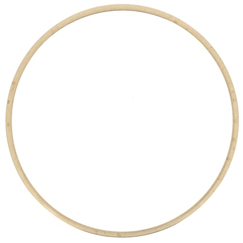 Anneau de montage et tissage rond 35 mm en laiton brut x1