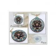 Anneau de montage et tissage rond 35 mm en laiton brut x1