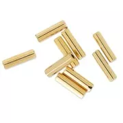 Bugles Miyuki 6 mm BGL-193 - 24kt Gold Light Plated x5g