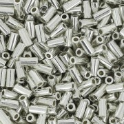 Bugles Miyuki 3 mm BGL1051 - Galvanized Silver Metallic x10g