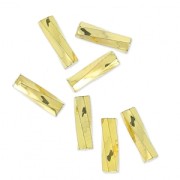 Bugles Twist Miyuki 6 mm TW-0193 - 24kt Gold Light Plated x5g