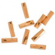 Bugles Twist Miyuki 6 mm TW-1053 - Galvanized Gold Metallic x10g