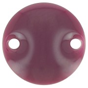 Intercalaires en métal ronds 2 trous résine époxy 10 mm Violet x5|raw }}